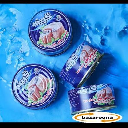 کنسرو تن ماهی گرینه در روغن زیتون